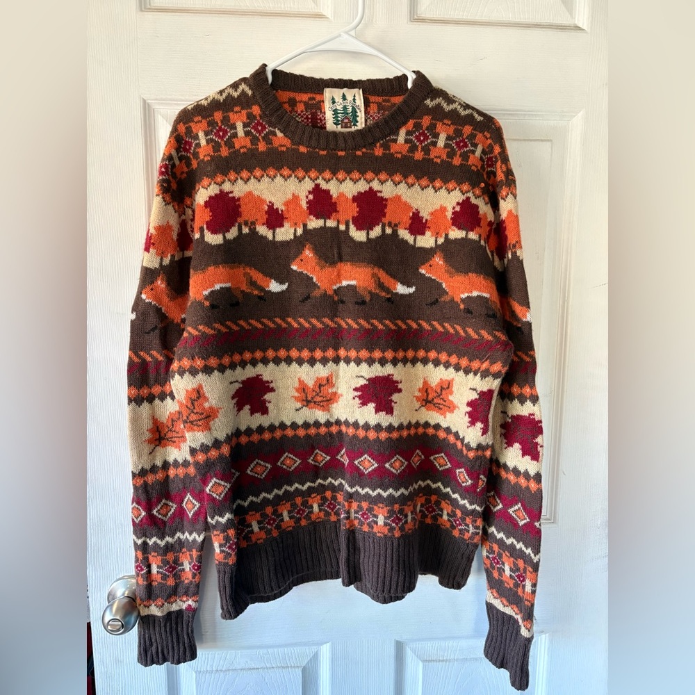 Kiel James patrick fox in the foliage sweater